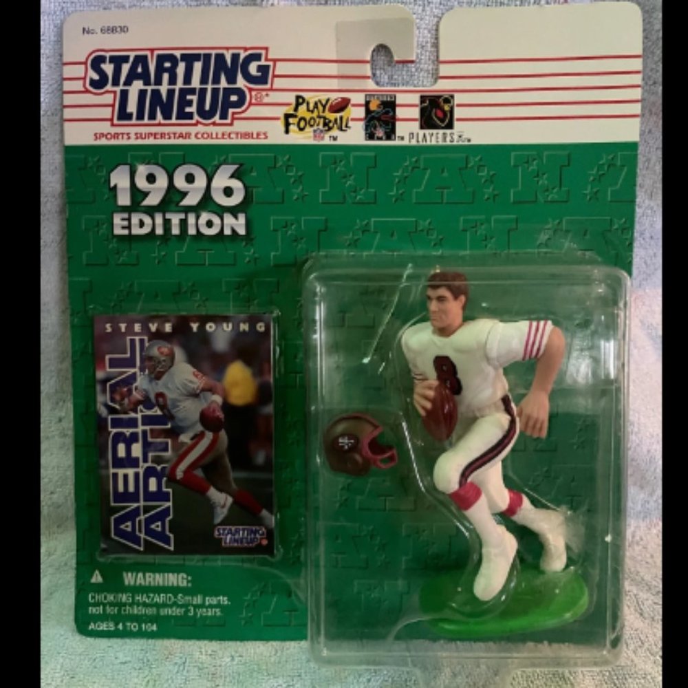 Starting Lineup Vintage 1996 Starting Lineup NFL Football Steve Young